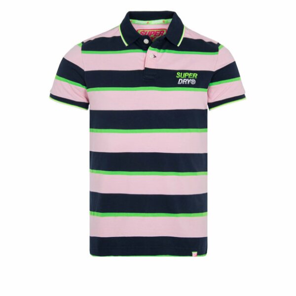 Ανδρική SUPERDRY SKATE LUX POLO ΜΠΛΟΥΖΑ Ροζ - Image 3