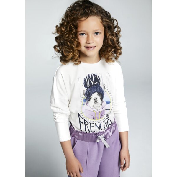 11-07095-010-L-2 Μπλούζα μακρυμάνικη ECOFRIENDS σκυλάκι Κορίτσι 8 έως 16 ετών - Image 1