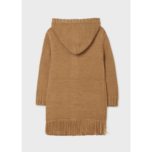 11-07357-080-L-5 Ζακέτα πλεκτή κρόσσια Κορίτσι 8 έως 16 ετών - Image 3