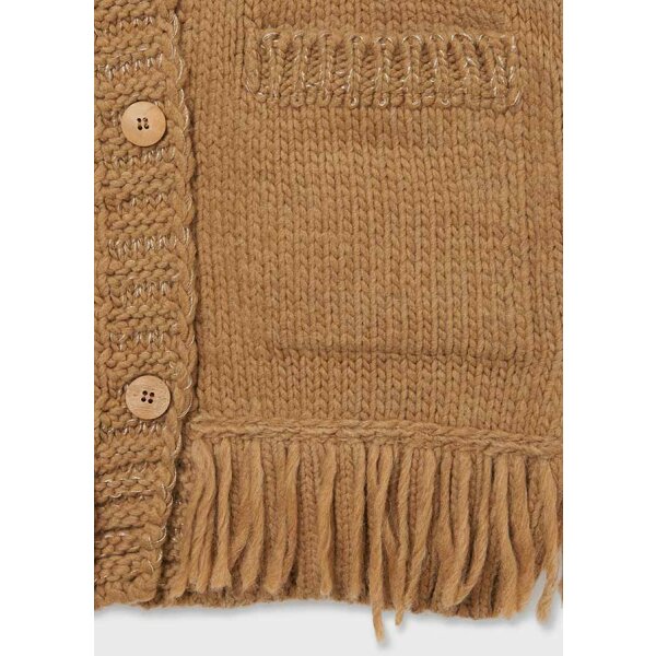 11-07357-080-L-6 Ζακέτα πλεκτή κρόσσια Κορίτσι 8 έως 16 ετών - Image 4