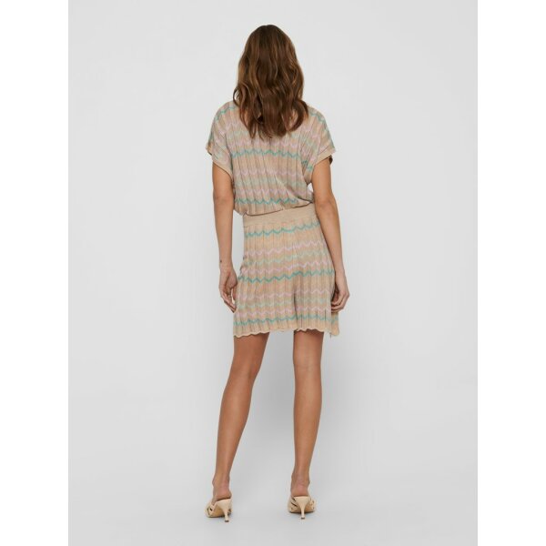 15225997_3573190_Back_1 ONLY Γυναικεία Σορτς ANNY LIFE SHORTS KNT 15225997 ΜΠΕΖ - Image 3