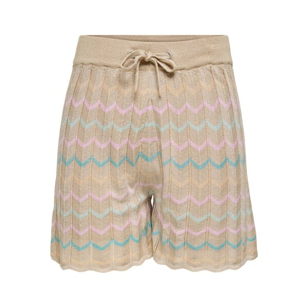 15225997_3573190_Front ONLY Γυναικεία Σορτς ANNY LIFE SHORTS KNT 15225997 ΜΠΕΖ - Image 6