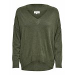 Only Γυναικεία Μπλούζα Cozy L/S V-Neck Pullover Knt 15236052 Χακί - Image 6