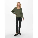 Only Γυναικεία Μπλούζα Cozy L/S V-Neck Pullover Knt 15236052 Χακί - Image 4