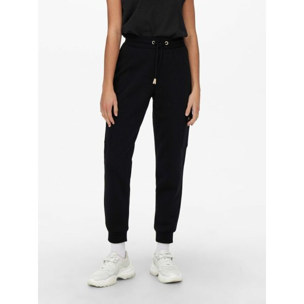 Παντελόνι Φούτερ Γυναικείο με τσέπες Μαύρο ONLY - Image 4