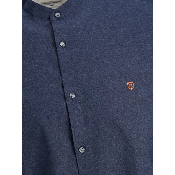 20200413172215_eb94a366 Ανδρικό Πουκάμισο Μακρυμάνικo Jack & Jones Spring Band Μπλέ - Image 5