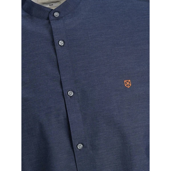 Ανδρικό Πουκάμισο Μακρυμάνικo Jack & Jones Spring Band Μπλέ - Image 5