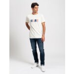 Ανδρική Μπλούζα Staff Jeans Agar Λευκό - Image 4