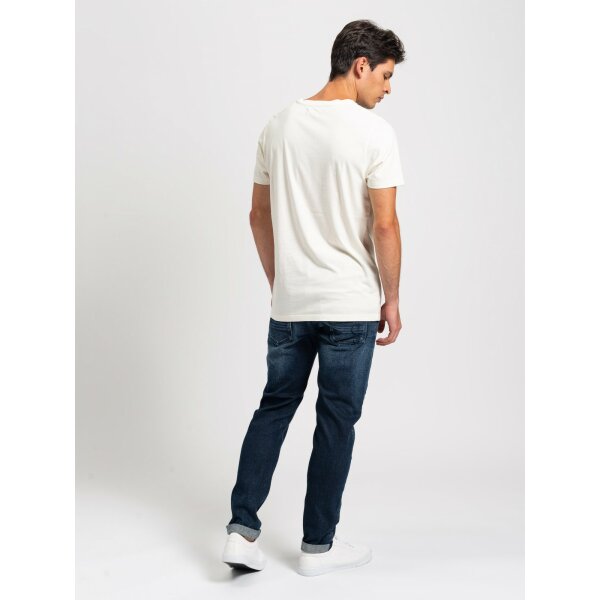 Ανδρική Μπλούζα Staff Jeans Agar Λευκό - Image 5