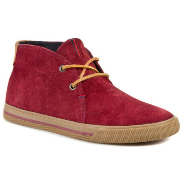 756080-tommy-fm56818166_winston_7b_606-czerw-001 Ανδρικό Μποτάκι TOMMY HILFIGER Μπορντό. - Image 1
