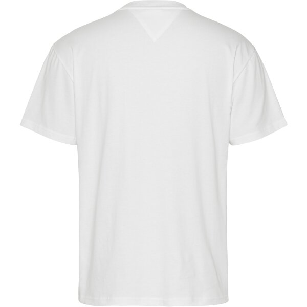 DM0DM11625YBR_B Ανδρική Μπλούζα Tommy Jeans DM11625-YBR Λευκό - Image 2