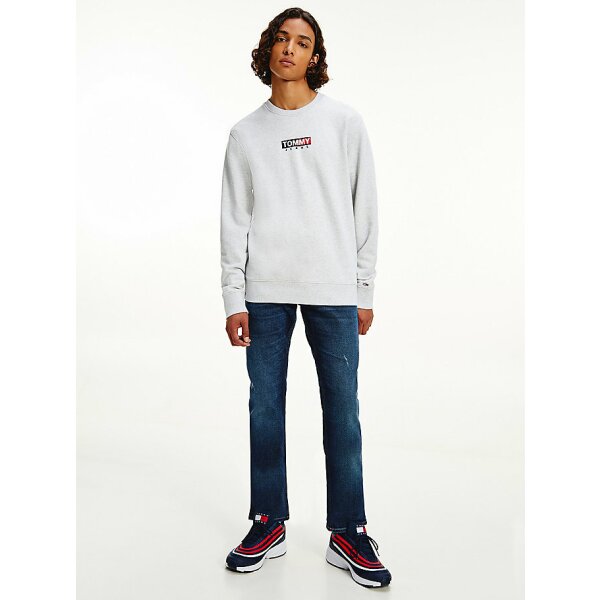 DM0DM11627_PJ4_main Ανδρική φούτερ Λαιμόκοψη Tommy Jeans  DM11627-YBR Γκρί - Image 1