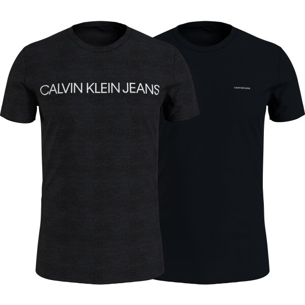 Ανδρική Μπλούζα Calvin Klein J30J317598-BEH Μαύρο - Image 4