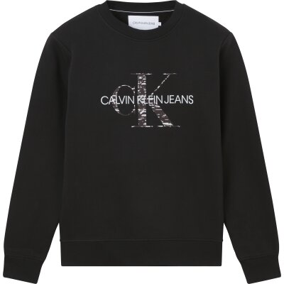 Ανδρική Μπλούζα Φούτερ Calvin Klein J30J319365-BEH Μαύρο