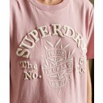Superdry Pride In Craft T-Shirt Soft Pink - Image 2