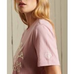 Superdry Pride In Craft T-Shirt Soft Pink - Image 3