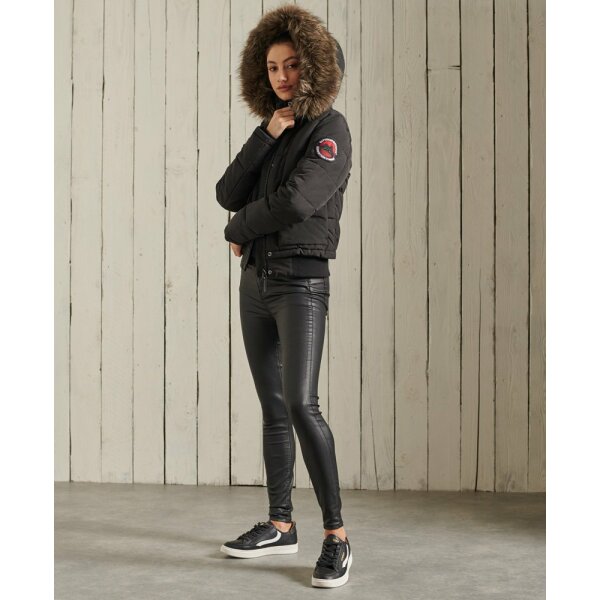 SUPERDRY EVEREST  BOMBER ΜΠΟΥΦΑΝ ΓΥΝΑΙΚΕΙΟ W5010995A 12A Μαύρο - Image 8