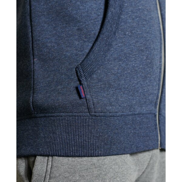 upload9223368955665907213 Ανδρική Ζακέτα Super Dry Vintage Logo Ziphood Μπλέ - Image 3