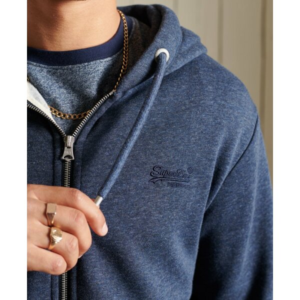 upload9223368955665907216 Ανδρική Ζακέτα Super Dry Vintage Logo Ziphood Μπλέ - Image 6