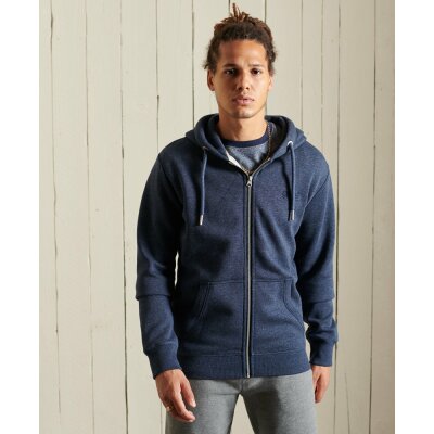 Ανδρική Ζακέτα Super Dry Vintage Logo Ziphood Μπλέ