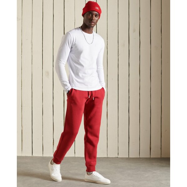 upload9223368955665930423 Ανδρική Φόρμα Super Dry Ovin Vintage Logo Jogger Κόκκινο - Image 1