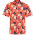 Ανδρικό Πουκάμισο Jack & Jones Jorflo Shirt Ss Πορτοκαλί