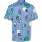Ανδρικό Πουκάμισο Jack & Jones Jorflo Shirt Ss Μπλέ