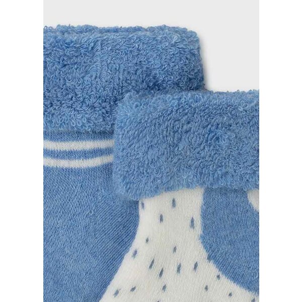 Σετ 4 καλτσάκια Νεογέννητο αγόρι από 0 έως 18 Μηνών Μπλέ - Image 2