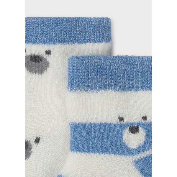 Σετ 4 καλτσάκια Νεογέννητο αγόρι από 0 έως 18 Μηνών Μπλέ - Image 3