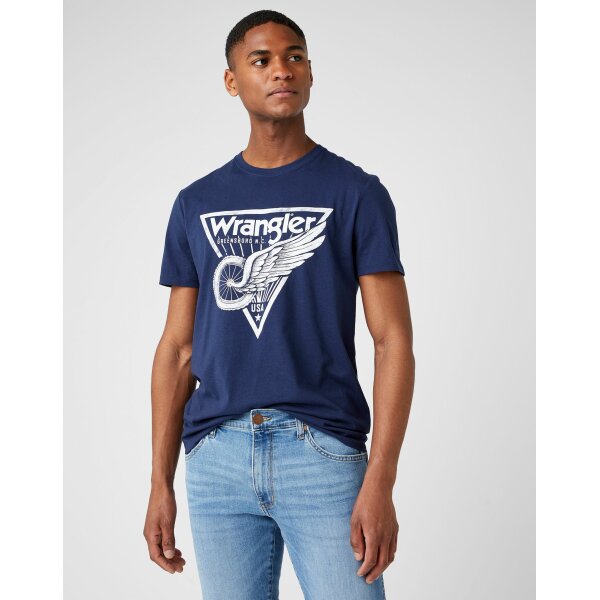 Ανδρική Μπλούζα Wrangler W7J6D3114 Μπλέ - Image 1