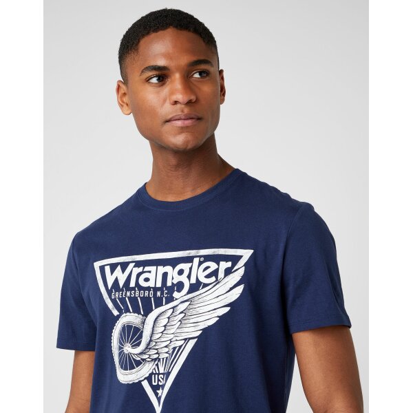 Ανδρική Μπλούζα Wrangler W7J6D3114 Μπλέ - Image 4