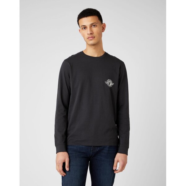 Ανδρική Μπλούζα Wrangler W7K5D3XV6 Μαύρο - Image 6