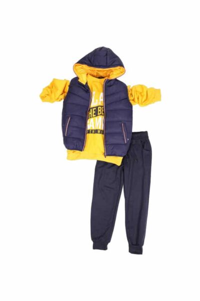 Σέτ Γιλέκο Φόρμα Λεπτή Για Αγόρι NEWCOLLEGE Μπλέ