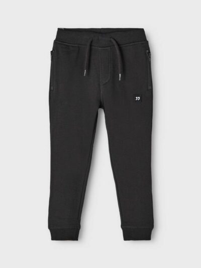 NAME IT ΠΑΙΔΙΚΟ ΠΑΝΤΕΛΟΝΙ ΦΟΥΤΕΡ ΜΑΥΡΟ - SOLID COLOURED SWEATPANTS