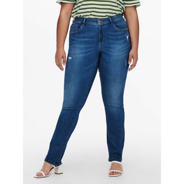 15231027_MediumBlueDenim_003_ProductLarge ΠΑΝΤΕΛΟΝΙ PLUS SIZE CARLAUW LIFE REG SLIM FIT JEANS ONLY CARMAKOMA - Image 4
