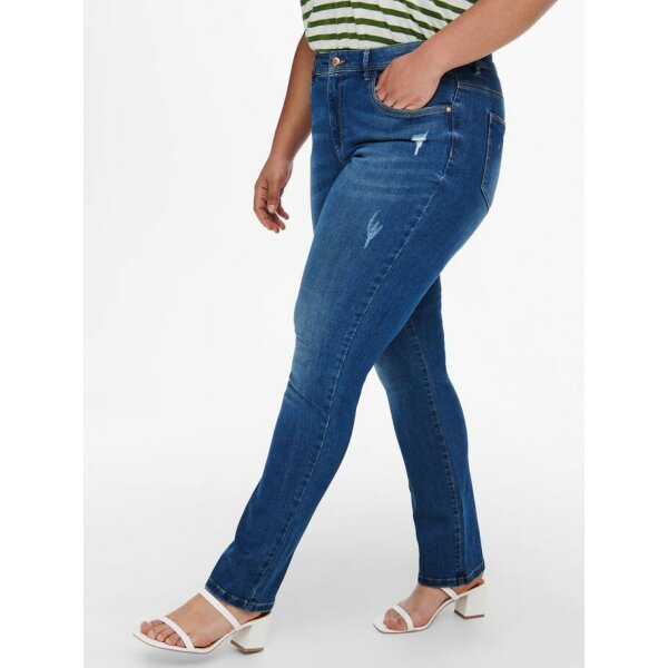 15231027_MediumBlueDenim_006_ProductLarge ΠΑΝΤΕΛΟΝΙ PLUS SIZE CARLAUW LIFE REG SLIM FIT JEANS ONLY CARMAKOMA - Image 6