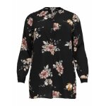 ΠΟΥΚΑΜΙΣΟ PLUS SIZE CURVY PRINTED TUNIC ONLY CARMAKOMA ΜΑΥΡΟ