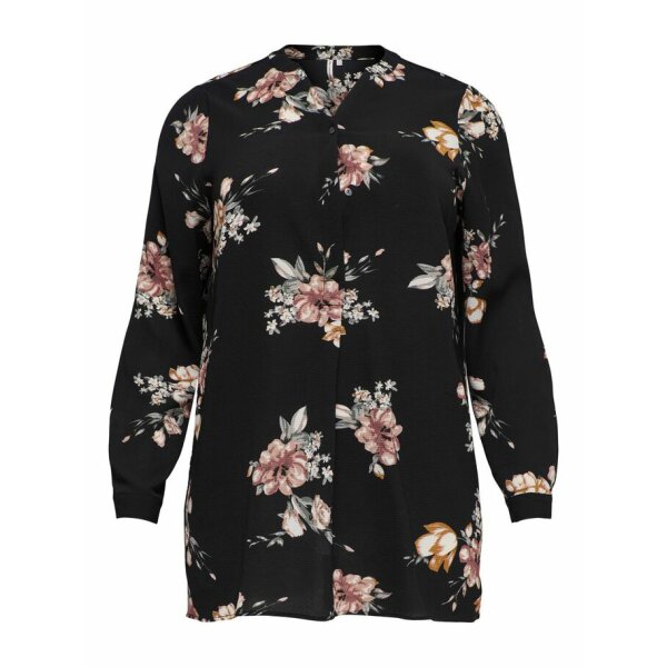 15237633_Black_881865_001_ProductLarge ΠΟΥΚΑΜΙΣΟ PLUS SIZE CURVY PRINTED TUNIC ONLY CARMAKOMA ΜΑΥΡΟ - Image 1