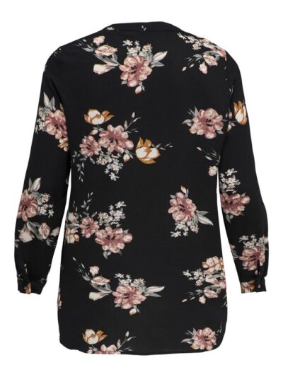 ΠΟΥΚΑΜΙΣΟ PLUS SIZE CURVY PRINTED TUNIC ONLY CARMAKOMA ΜΑΥΡΟ - Image 2