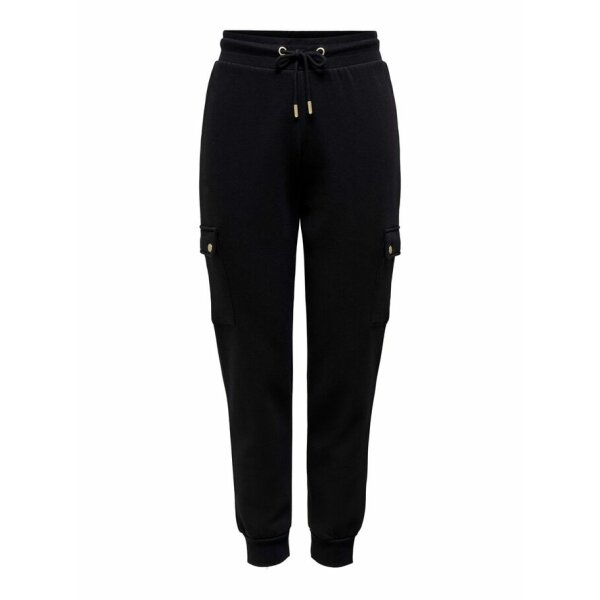 Παντελόνι Φούτερ Γυναικείο με τσέπες Μαύρο ONLY - Image 3