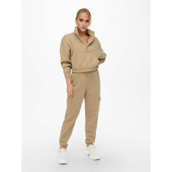 15237753_Nomad_005_ProductLarge Παντελόνι Φούτερ Γυναικείο με τσέπες Μπέζ ONLY - Image 1