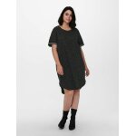 ΦΟΡΕΜΑ PLUS SIZE CURVY PRINTED DRESS ONLY CARMAKOMA ΜΑΥΡΟ
