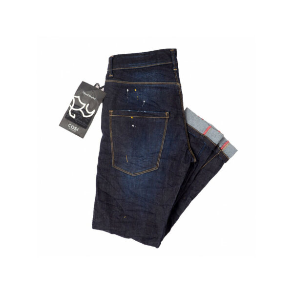 192-01906 (3)-1200x1200-685x913 Ανδρικό Παντελόνι Cosi Jeans Fiesole 5 Τζιν Μπλέ Σκούρο - Image 2
