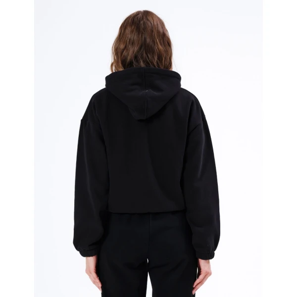 Μπλούζα Φούτερ με Κουκούλα Μαύρη 212.EW20.51 Emerson - Image 2