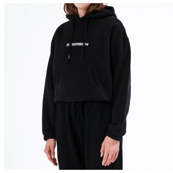 Μπλούζα Φούτερ με Κουκούλα Μαύρη 212.EW20.51 Emerson - Image 1