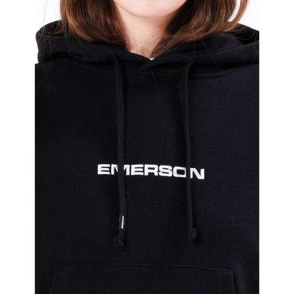 Μπλούζα Φούτερ με Κουκούλα Μαύρη 212.EW20.51 Emerson - Image 3