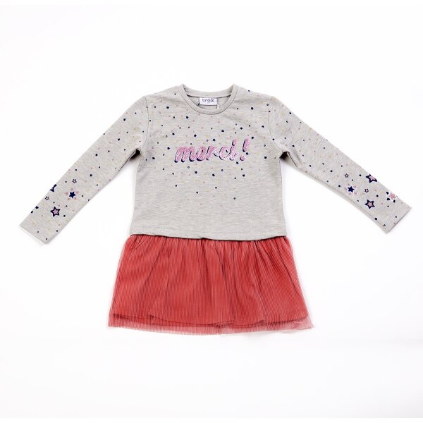 40724 Μελανζέ φόρεμα με τύπωμα και παγέτα TRAX - Image 1