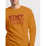 Ανδρική Φούτερ Λαιμόκοψη Staff Gallery 64-105.046N9910 Μουσταρδί - Image 3