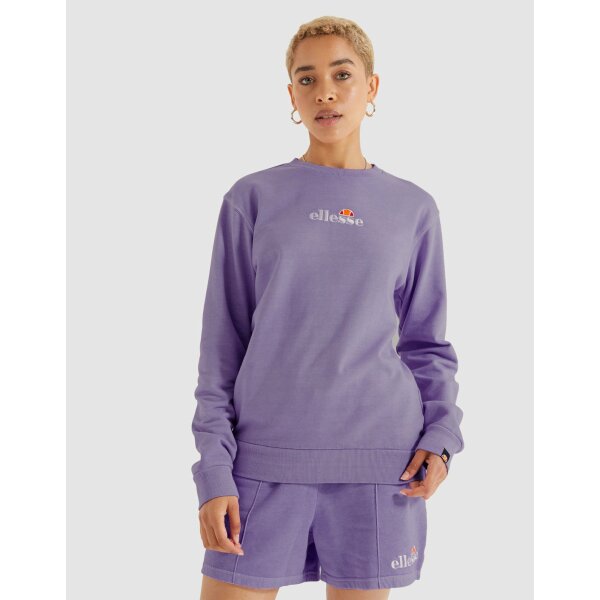 _ELLESSE_MAIN_RANGE_AW21Q3_WOMENS_SGK13149_SAPPAN_SWEATSHIRT_Purple_ECOMM_A Φούτερ  Μπλούζα  Λαιμόκοψη ELLESE SGK13149  Μώβ - Image 1