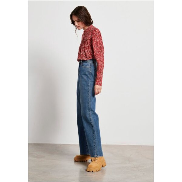 Τζιν παντελόνι wide leg fit FBL004-163-02 - Image 2